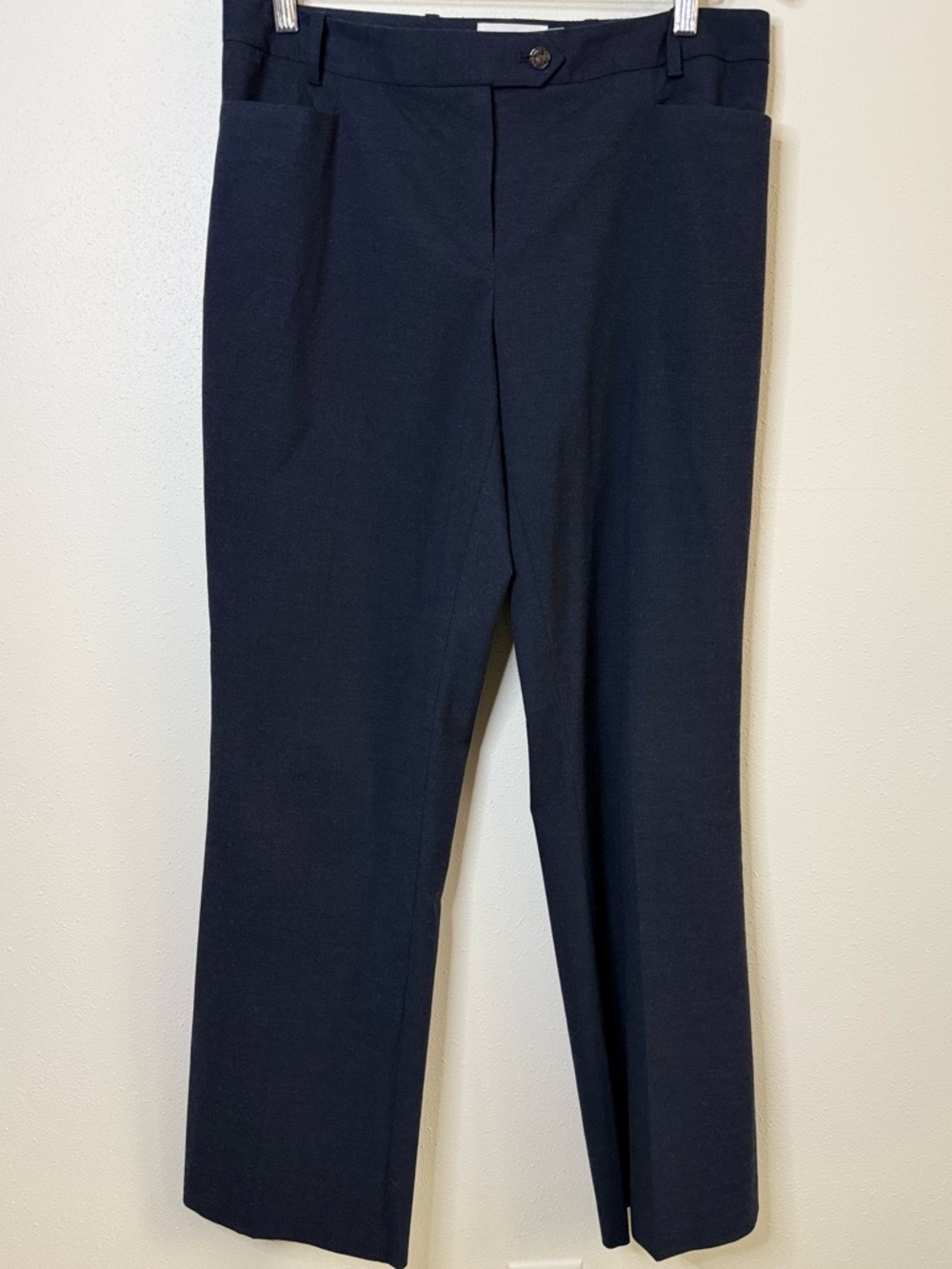 Calvin Klein Navy Heather Suit Set Blazer Pants Size 8 Modern Fit Stretch - Picture 7 of 11